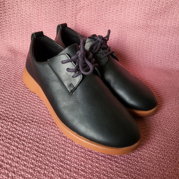 PONTO Shoes 'The Pacific' Black Size 7 In Good Condition - Picture 1 of 11